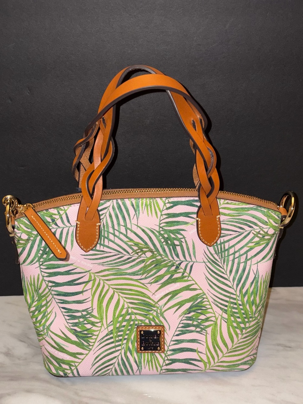 Dooney & Bourke Botanical Small Celeste Satchel NWT